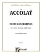 THREE CONCERTINOS VIOLIN/PIANO cover